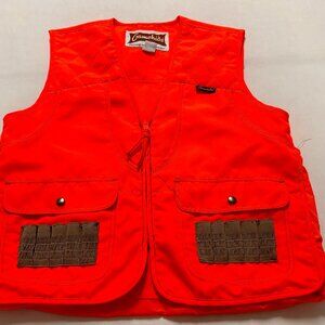 Gamehide Vest Mens Blaze Orange Hunting Outdoors Shooting Pheasant Pockets XL